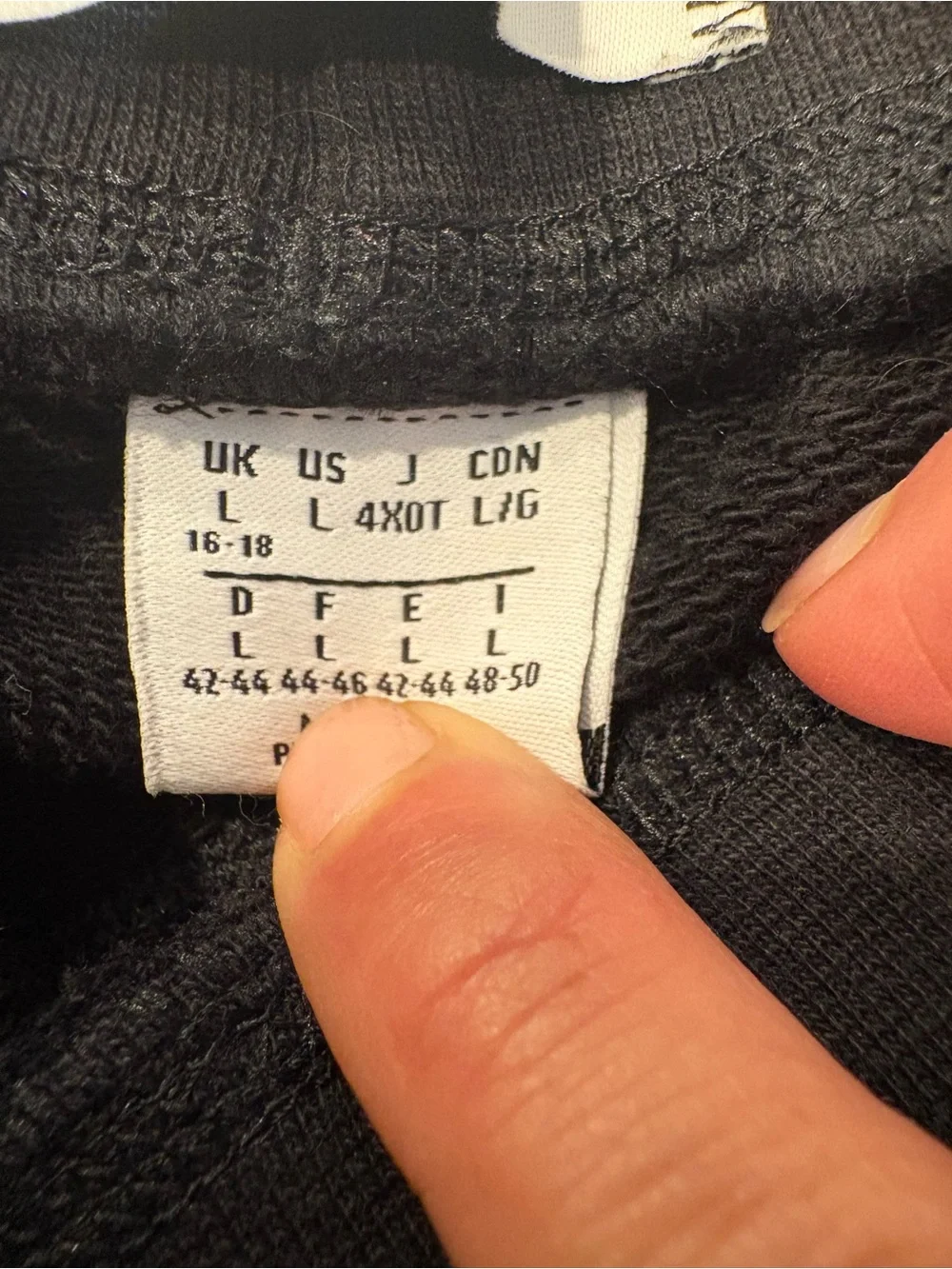 Adidas Men's “Reigning Champ” Black Jogger Sweatpants- size L